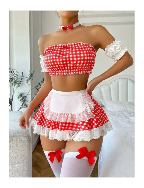 Ponpon Kız Fantazi Kostüm